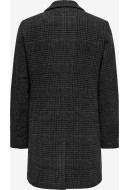 Palton Barbati Only&Sons Onsjaylon Check Wool Grey Pinstripe /Black